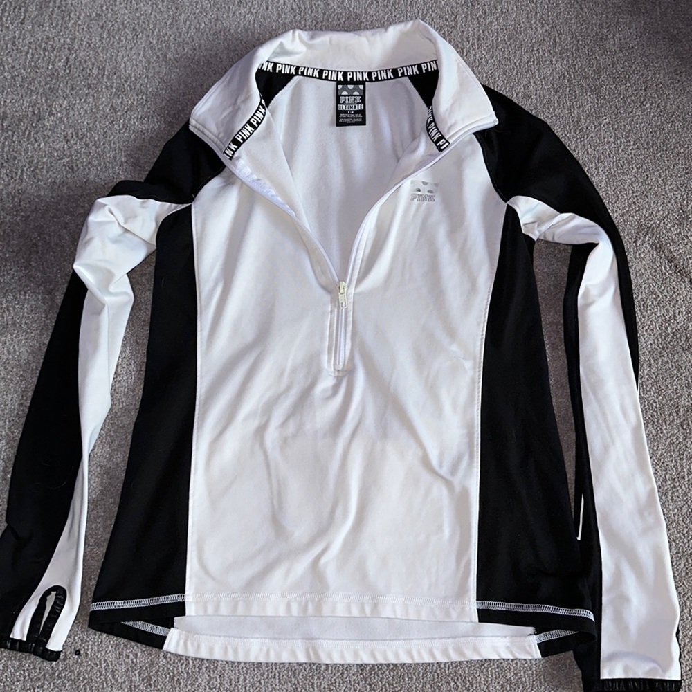 Pink half zip shirt